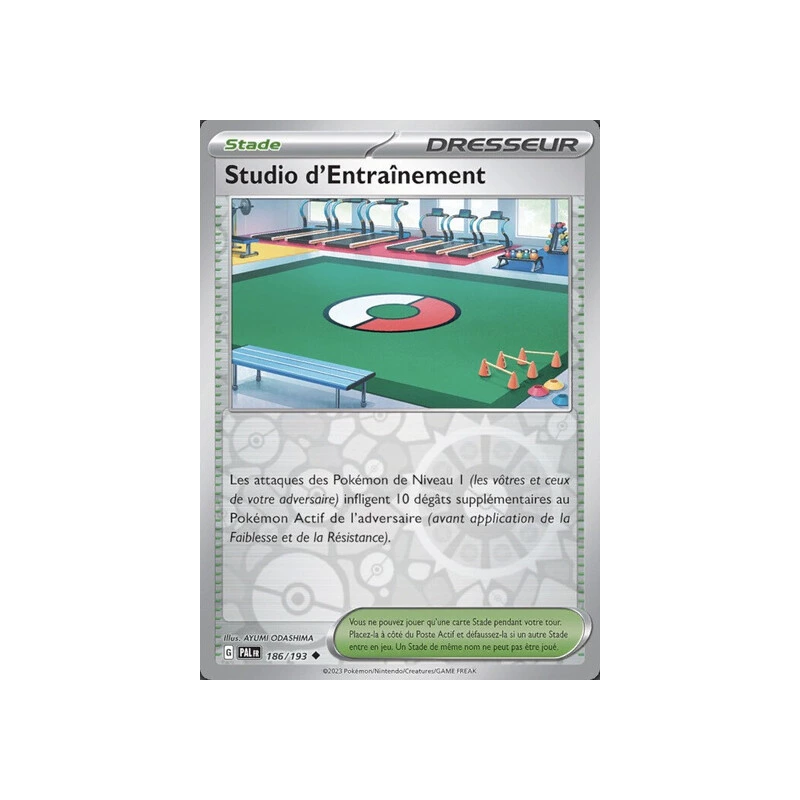 Studio d'Entraînement (Reverse Holo) PAL - 186/193