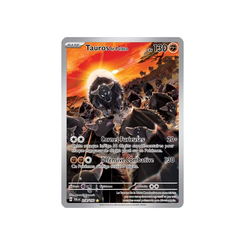 Tauros de Paldea PAL - 218/193