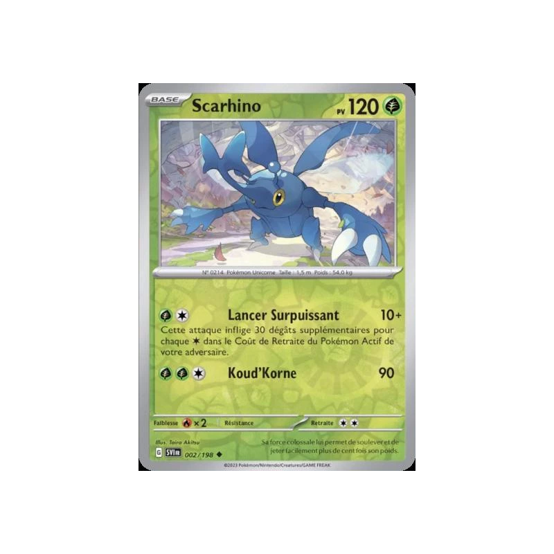 Scarhino (Reverse Holo) SV01 - 002/198