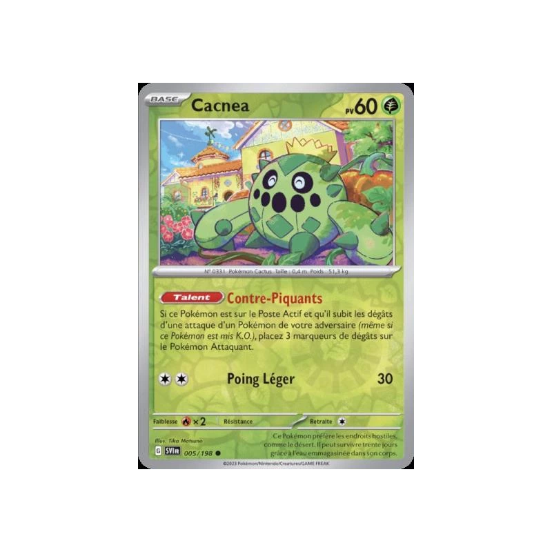 Cacnea (Reverse Holo) SV01 - 005/198