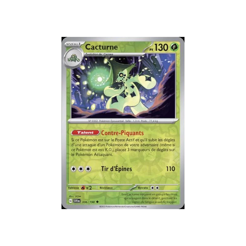 Cacturne (Reverse Holo) SV01 - 006/198