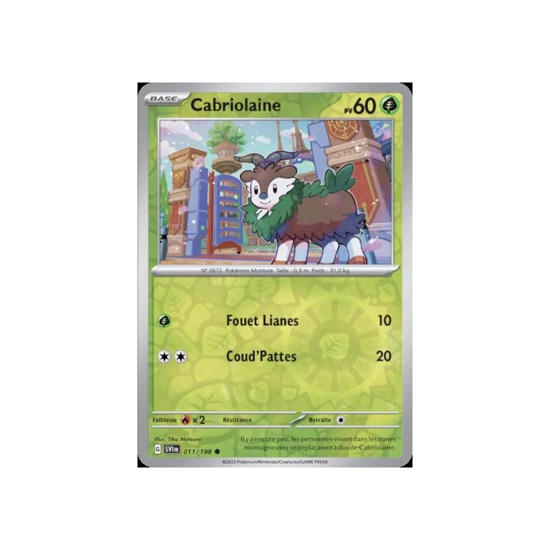 Cabriolaine (Reverse Holo) SV01 - 011/198