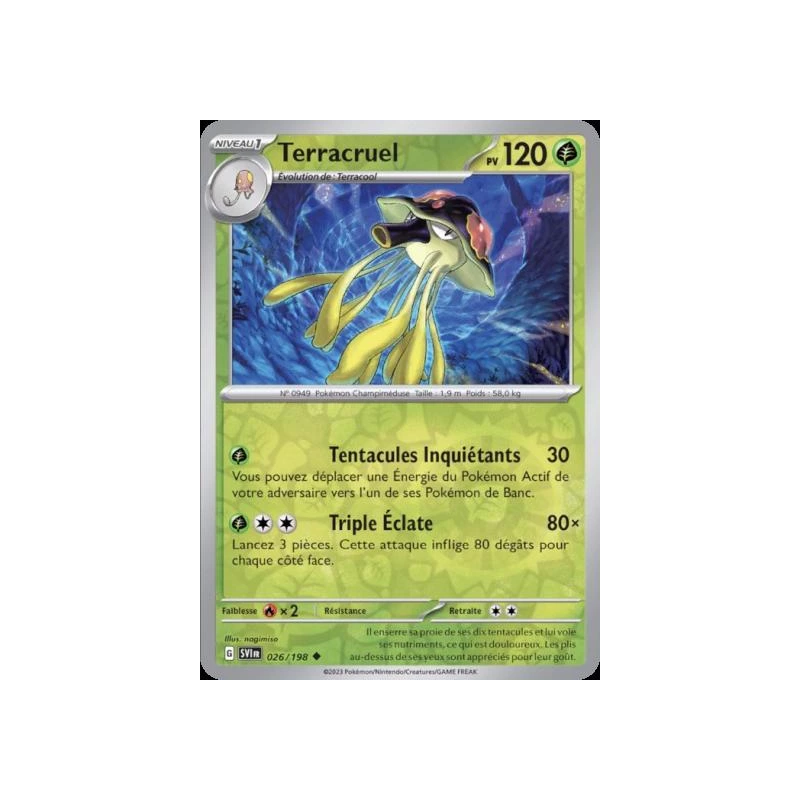 Terracruel (Reverse Holo) SV01 - 026/198