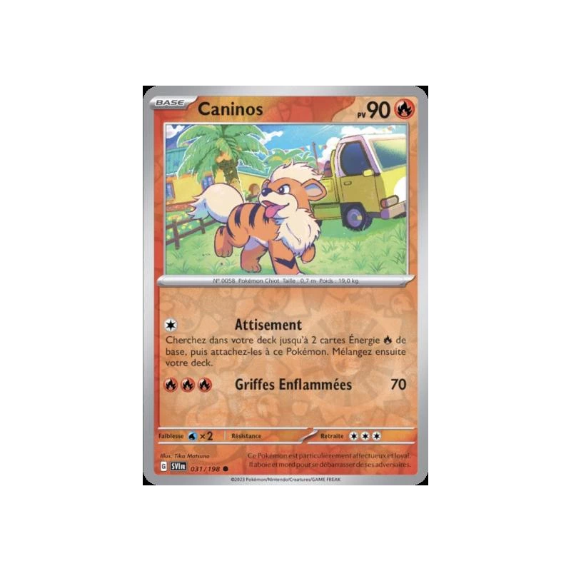 Caninos (Reverse Holo) SV01 - 031/198