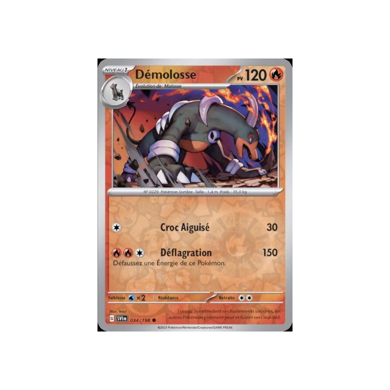 Démolosse (Reverse Holo) SV01 - 034/198