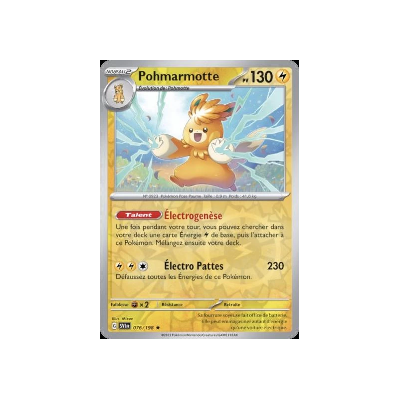 Pohmarmotte (Reverse Holo) SV01 - 076/198