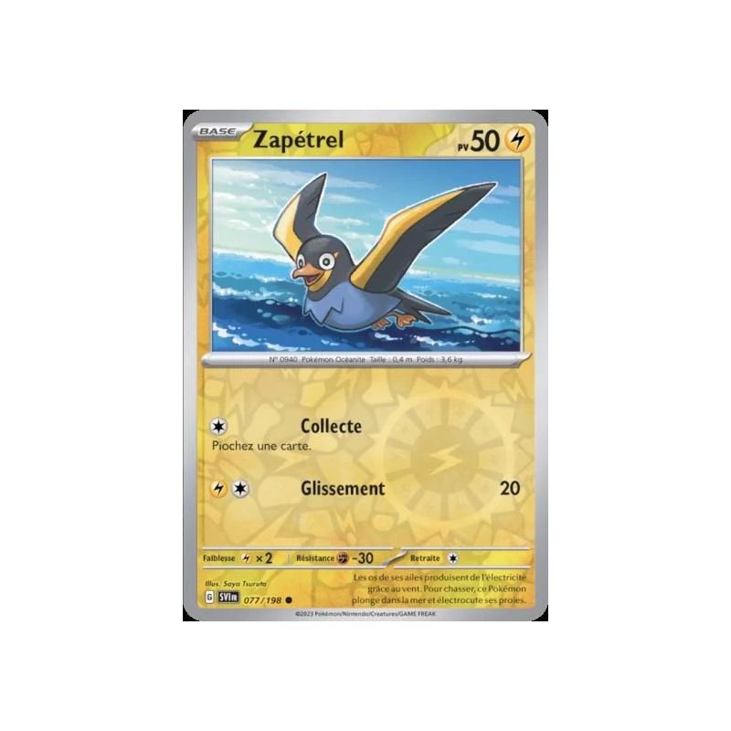 Zapétrel (Reverse Holo) SV01 - 077/198