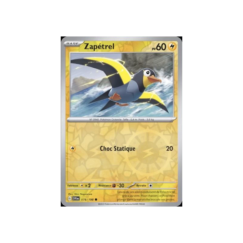 Zapétrel (Reverse Holo) SV01 - 078/198