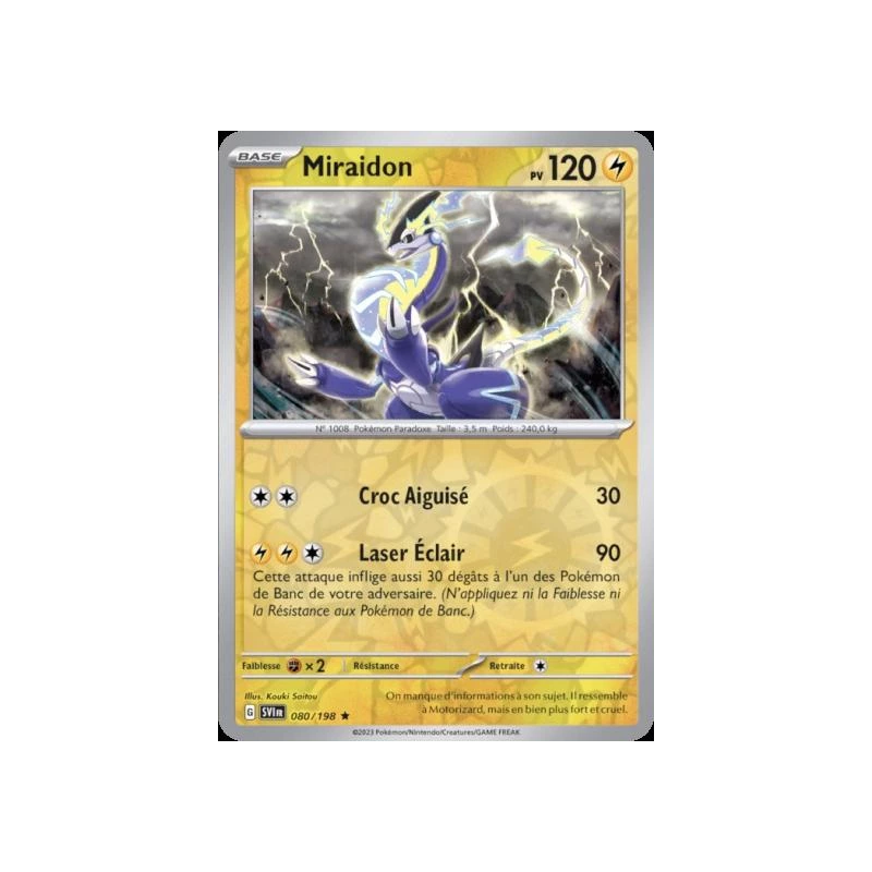 Miraidon (Reverse Holo) SV01 - 080/198