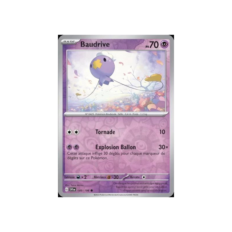 Baudrive (Reverse Holo) SV01 - 089/198