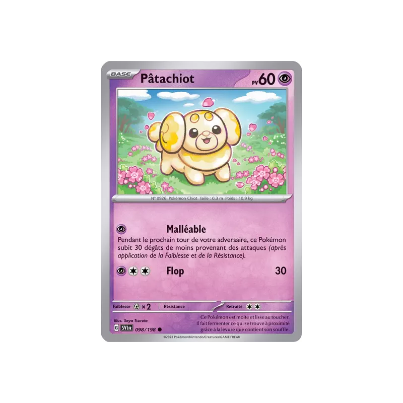Pâtachiot SV01 - 098/198