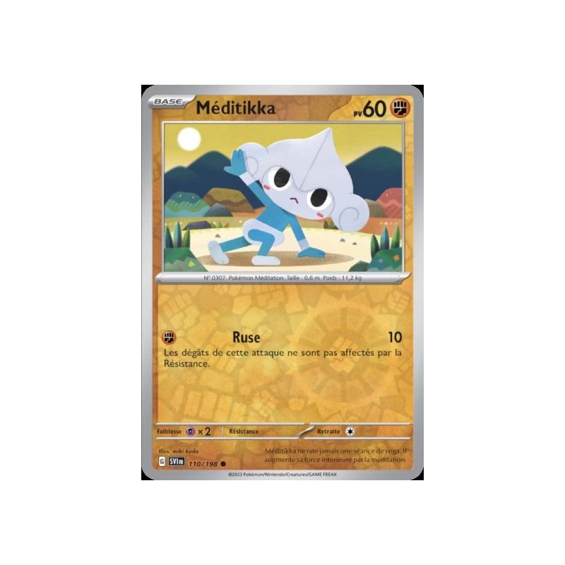 Méditikka (Reverse Holo) SV01 - 110/198