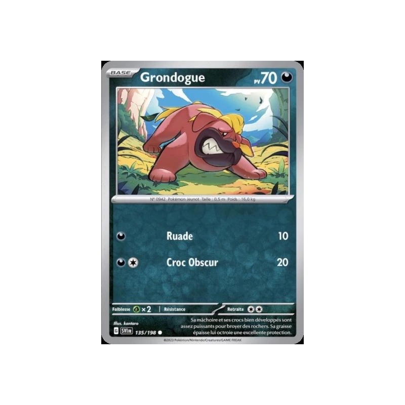 Grondogue (Reverse Holo) SV01 - 135/198