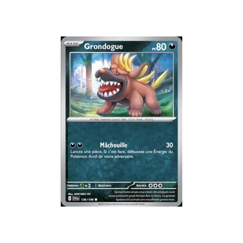 Grondogue (Reverse Holo) SV01 - 136/198