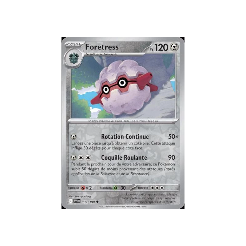 Foretress (Reverse Holo) SV01 - 139/198