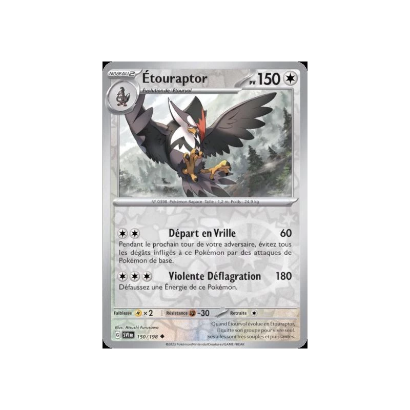 Étouraptor (Reverse Holo) SV01 - 150/198