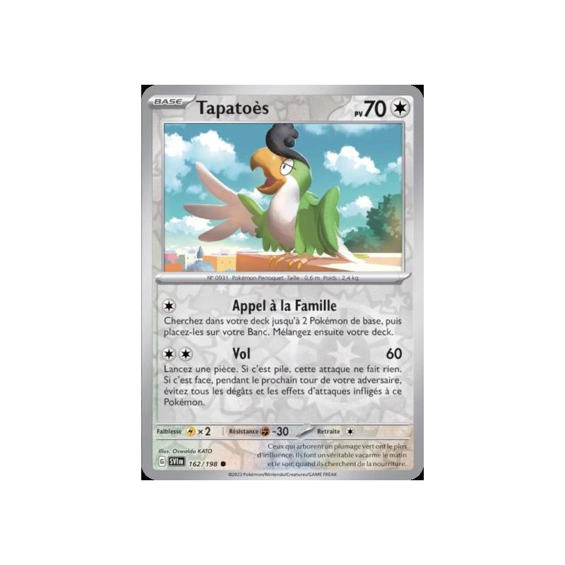 Tapatoès (Reverse Holo) SV01 - 162/198