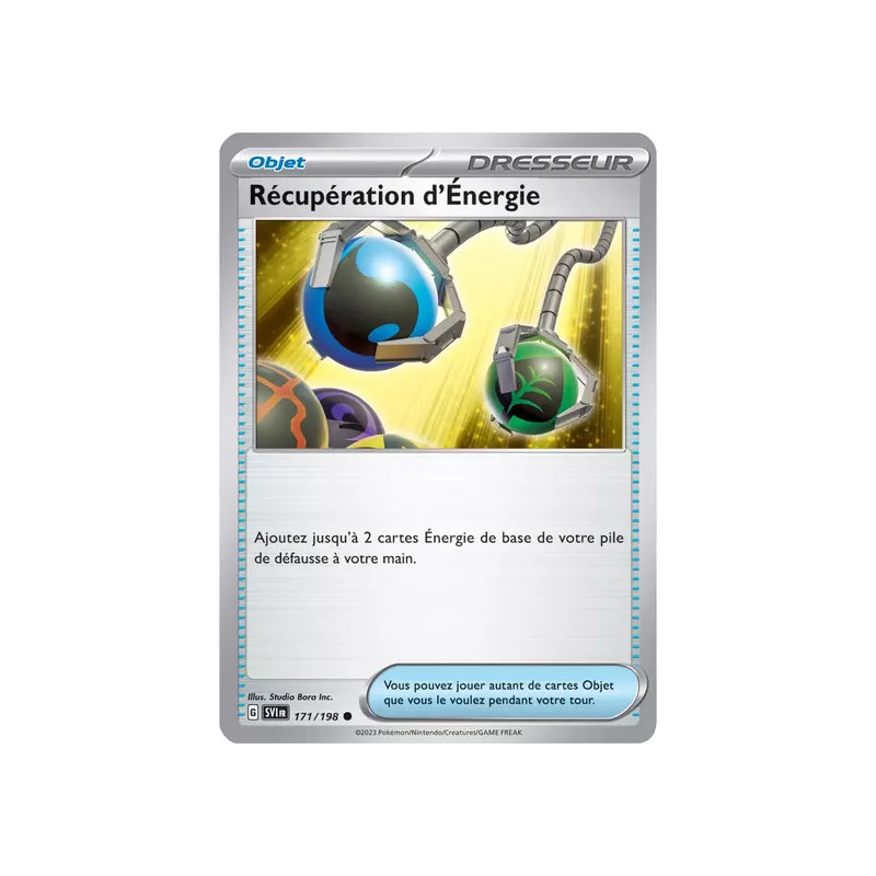 Récupération d'Énergie SV01 - 171/198