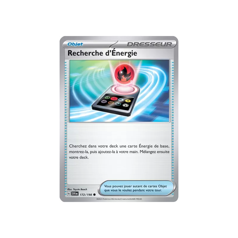 Recherche d'Énergie SV01 - 172/198