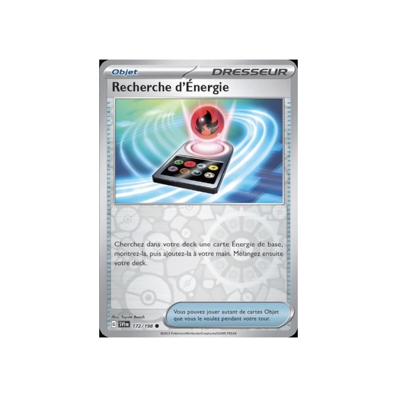 Recherche d'Énergie (Reverse Holo) SV01 - 172/198