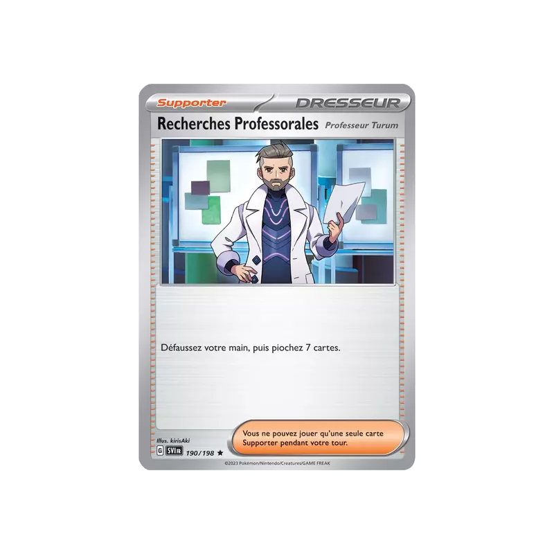 Recherches Professorales SV01 - 190/198