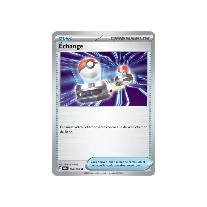 Échange SV01 - 194/198