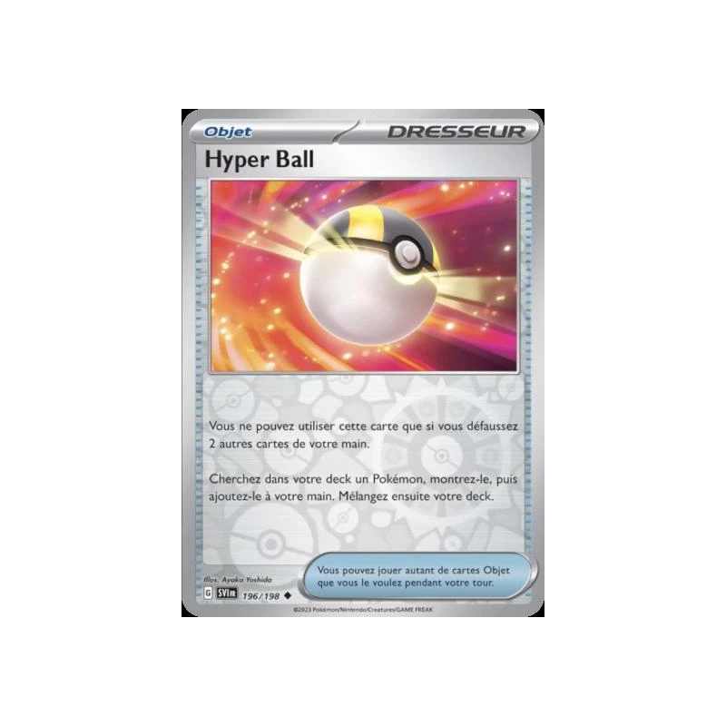 Hyper Ball (Reverse Holo) SV01 - 196/198