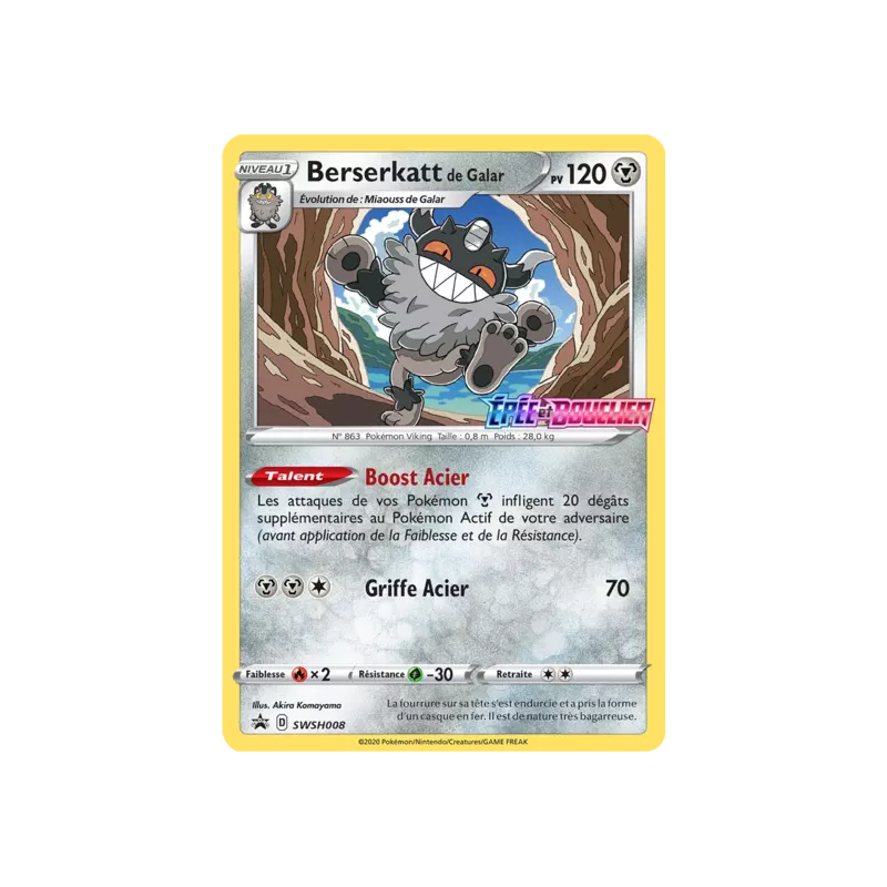 Berserkatt de Galar SWSH008