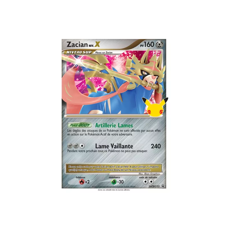 Zacian NIV.X SWSH135