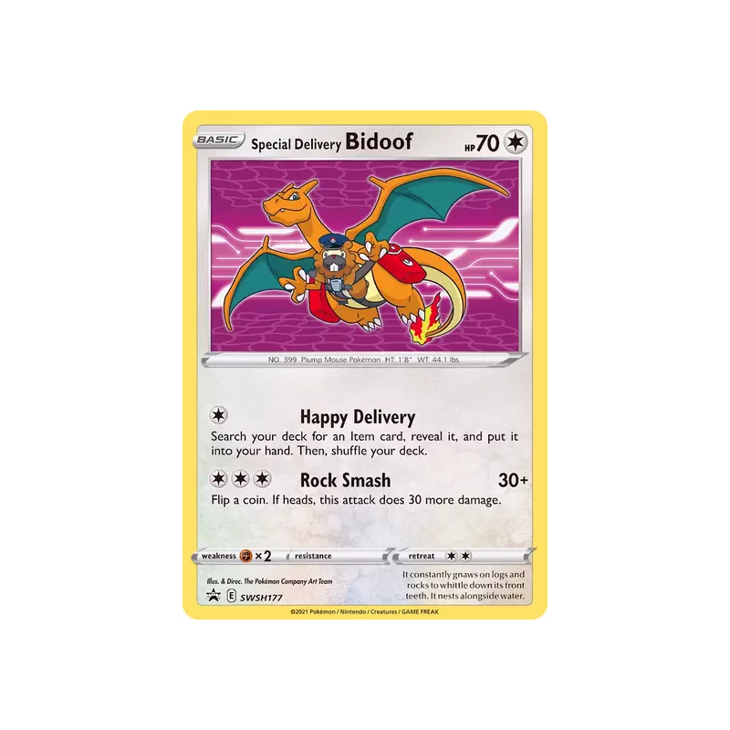 Special Delivery Bidoof SWSH177