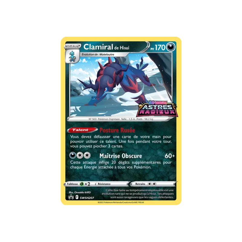 Clamiral de Hisui SWSH207