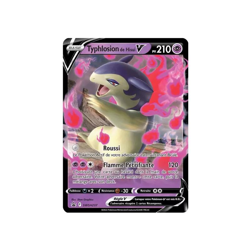Typhlosion de Hisui V SWSH237