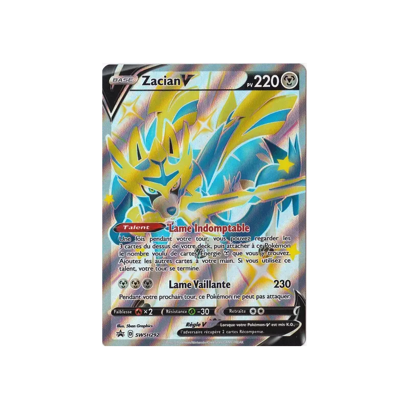 Zacian V SWSH292
