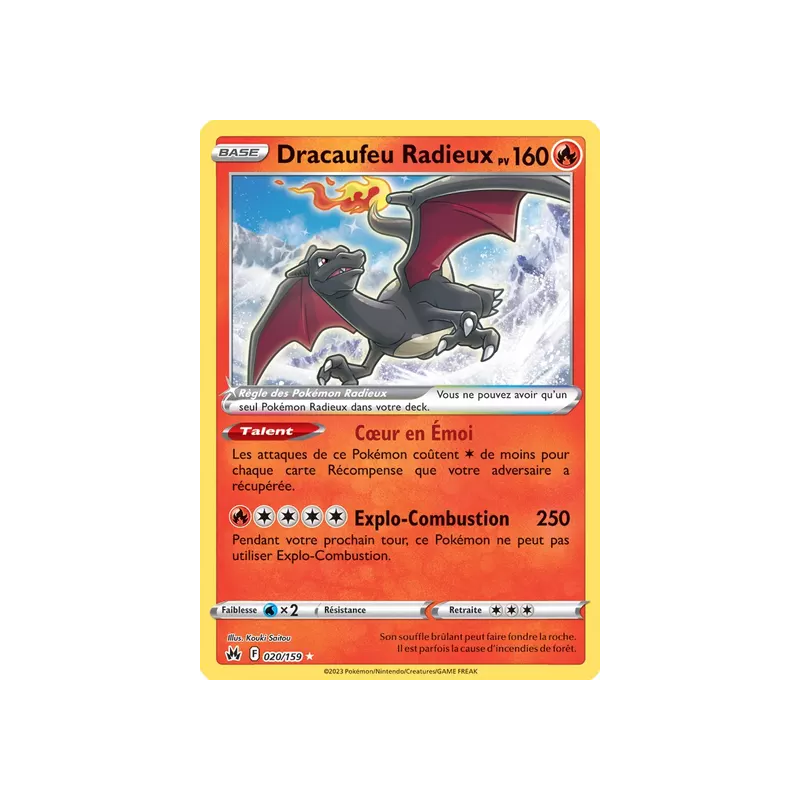 Dracaufeu Radieux CRZ - 020/159