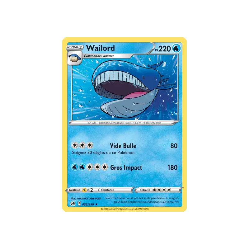 Wailord CRZ - 032/159