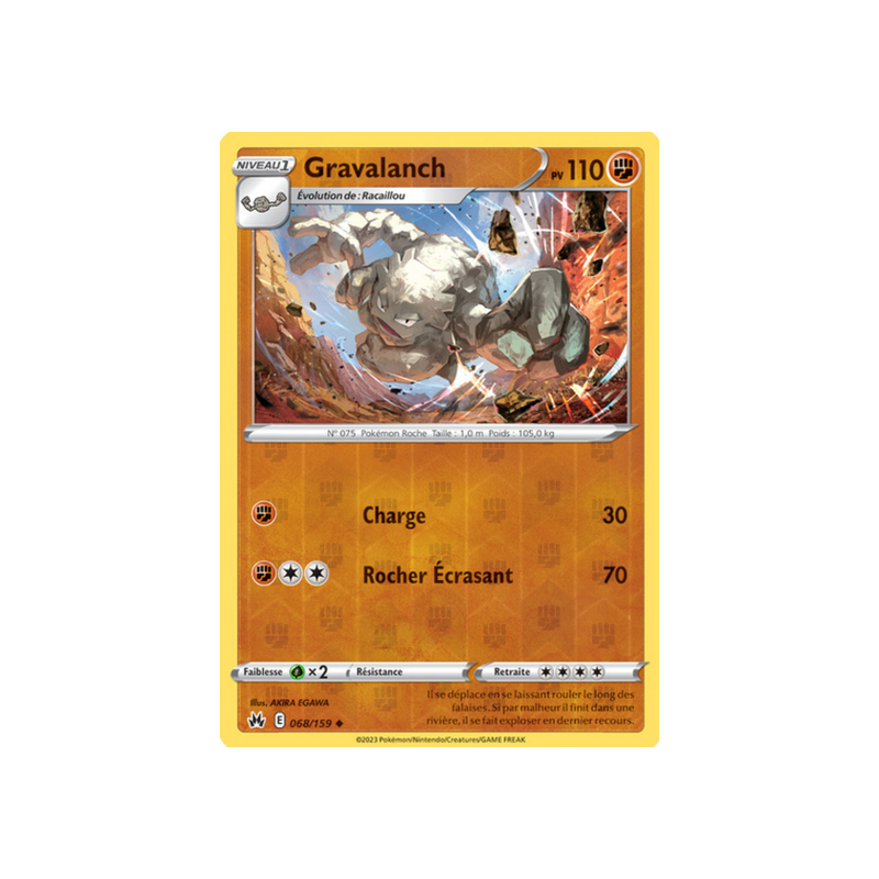 Gravalanch (Reverse Holo) CRZ - 068/159