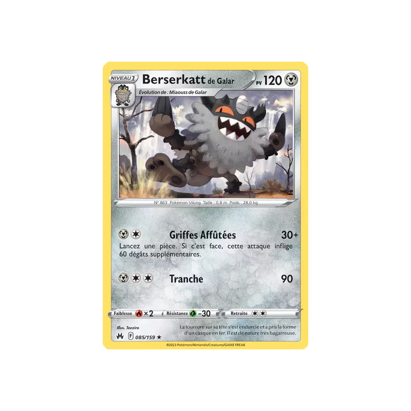 Berserkatt de Galar CRZ - 085/159
