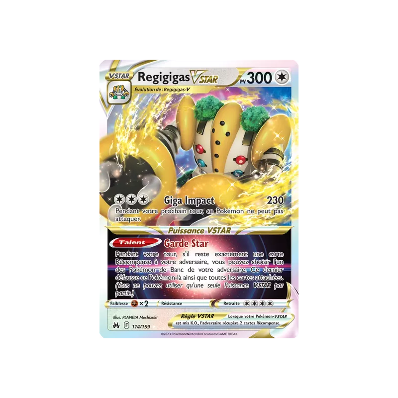 Regigigas VSTAR CRZ - 114/159