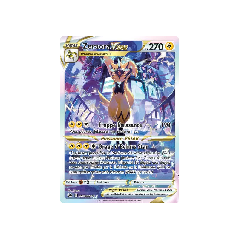 Zeraora VSTAR CRZ - GG43/GG70