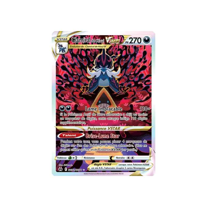 Clamiral de Hisui VSTAR CRZ - GG52/GG70