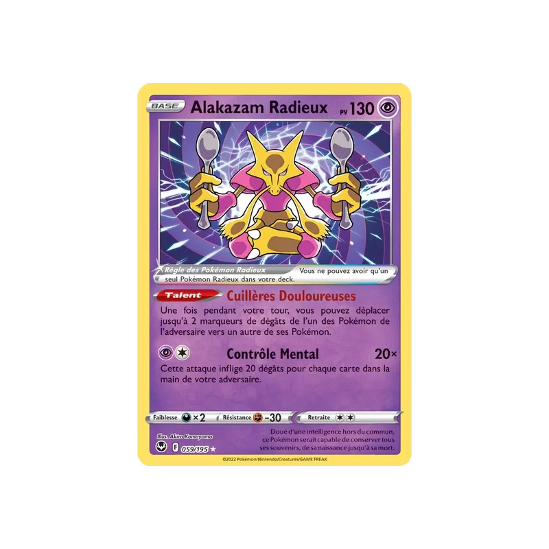 Alakazam Radieux SIT - 059/195
