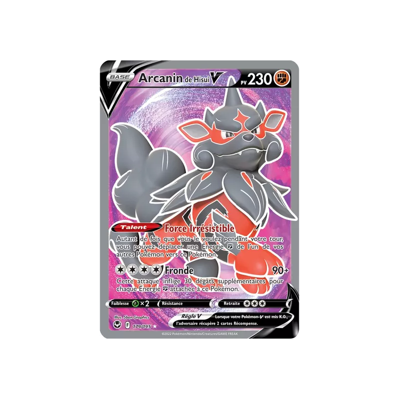 Arcanin de Hisui V SIT - 179/195