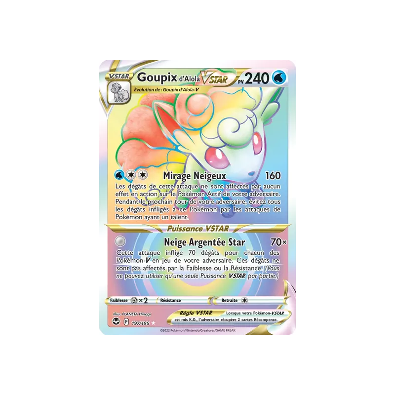 Goupix d'Alola VSTAR SIT - 197/195