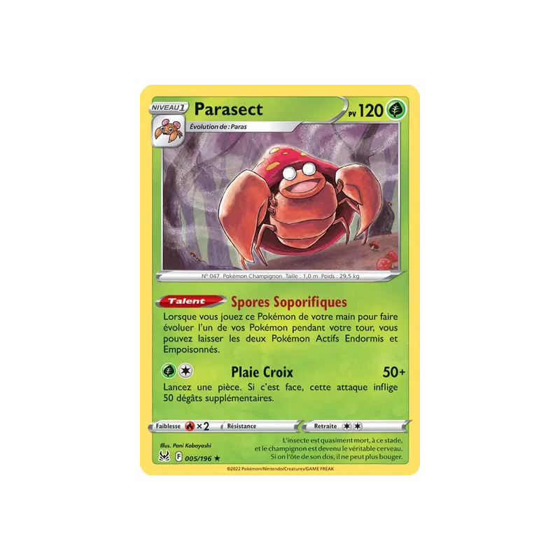 Parasect LOR - 005/196