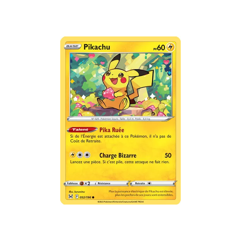 Pikachu LOR - 052/196