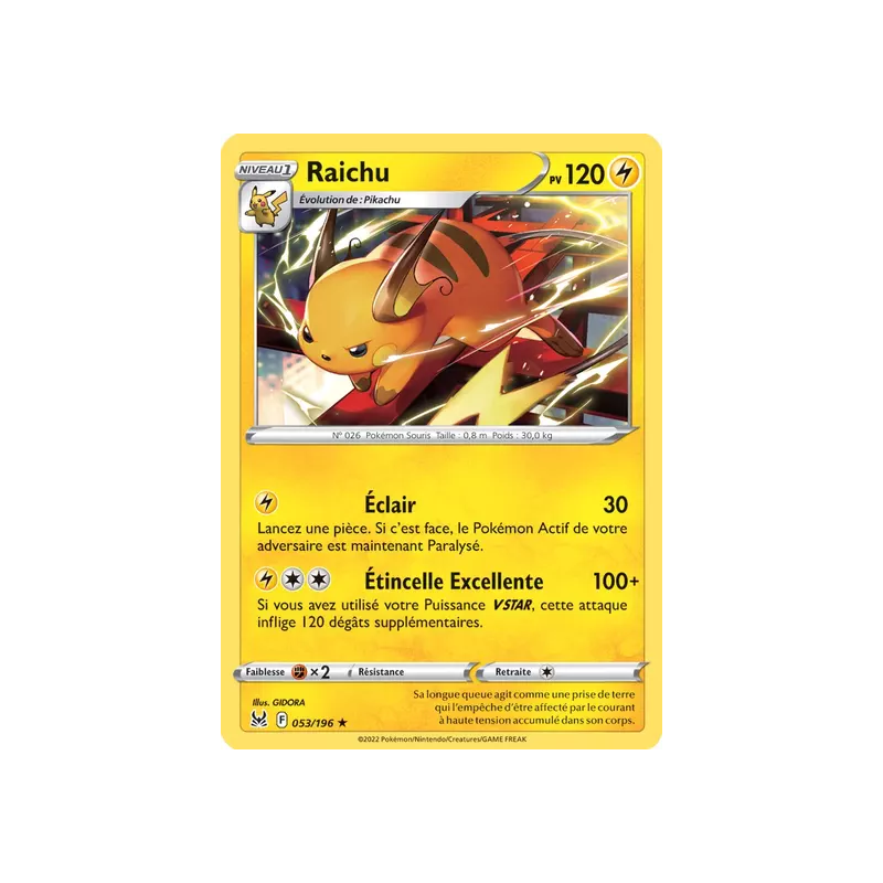 Raichu LOR - 053/196