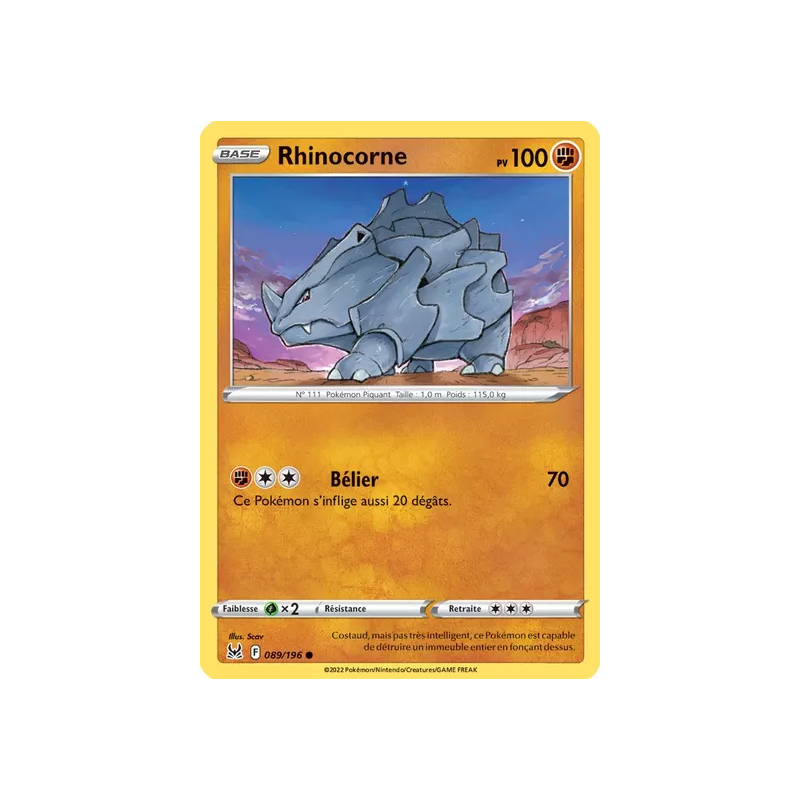 Rhinocorne LOR - 089/196