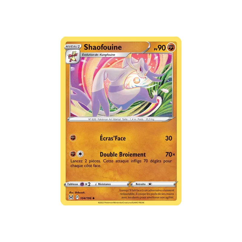 Shaofouine LOR - 104/196