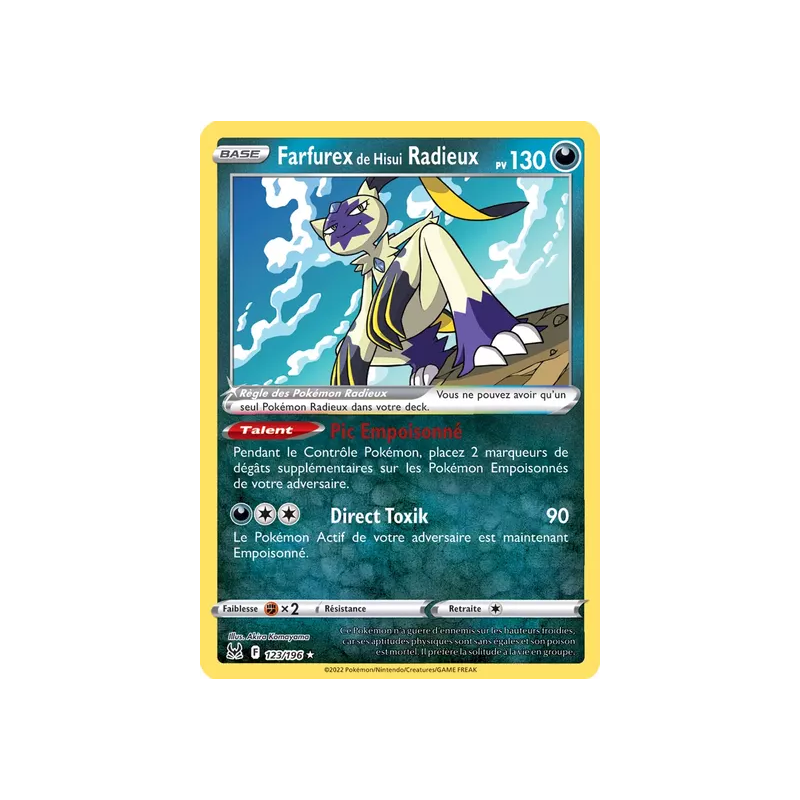Farfurex de Hisui Radieux LOR - 123/196