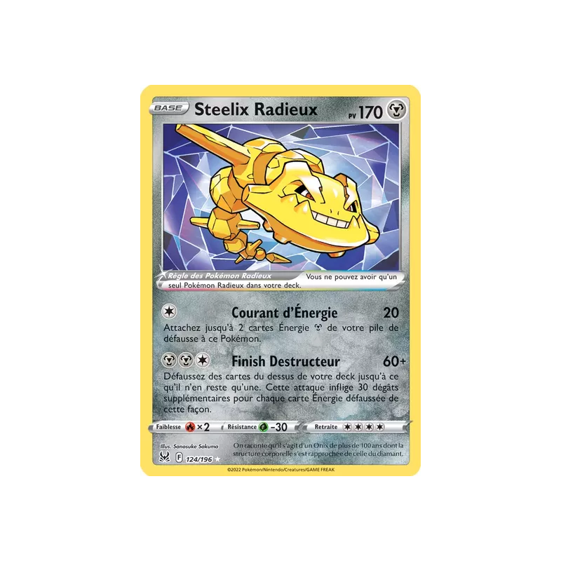 Steelix Radieux LOR - 124/196